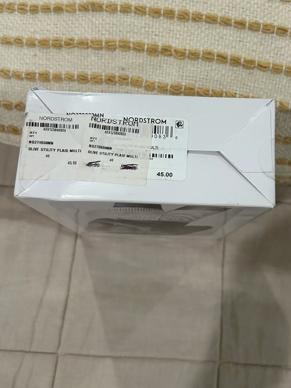 Nordstrom 3 pack woven boxer classic fit 100% cotton /new with box
